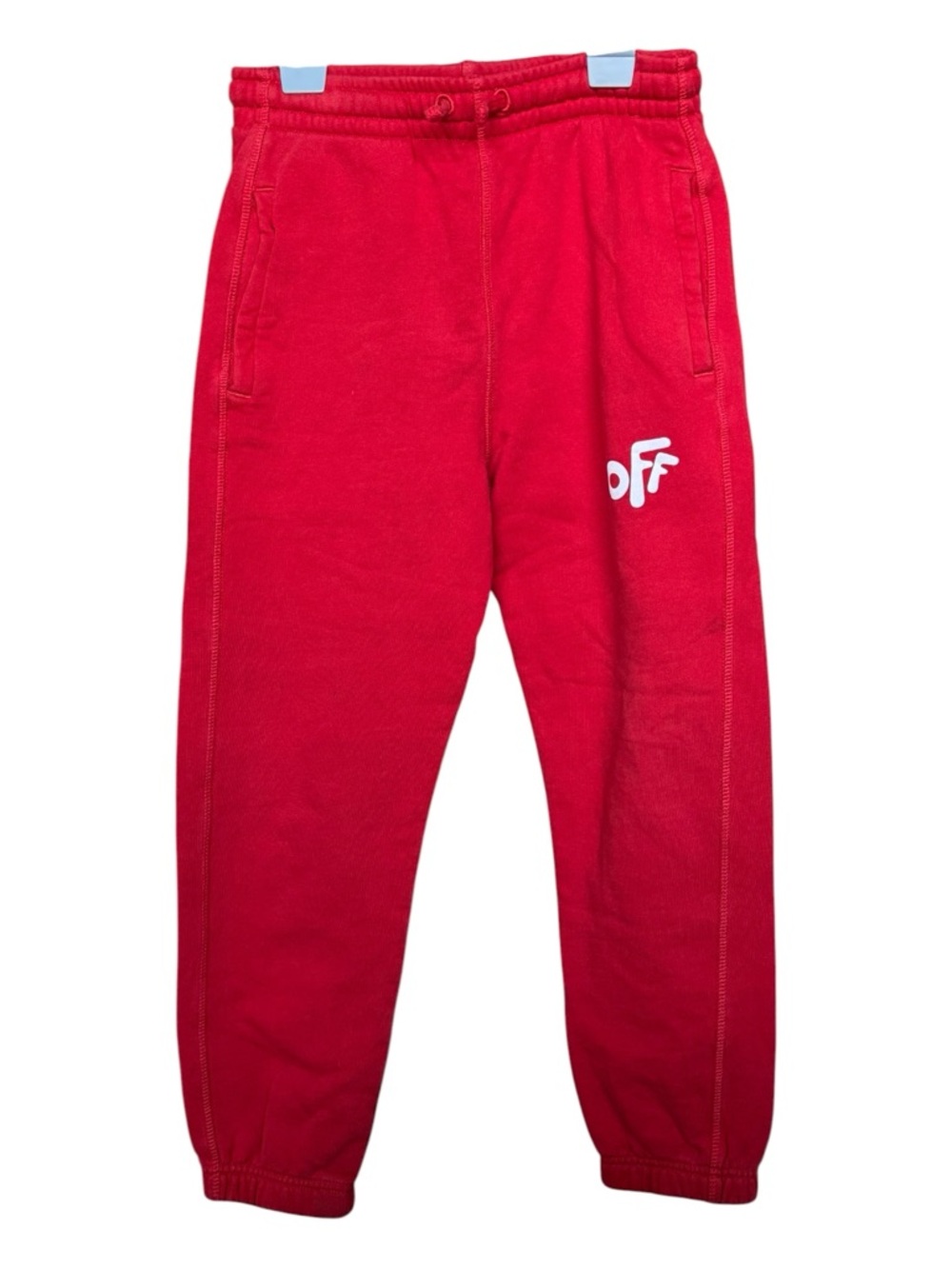 Off-White Kids Red Logo Joggers